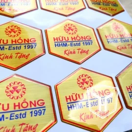 Decal Xi Bạc Phủ Keo Epoxy 6