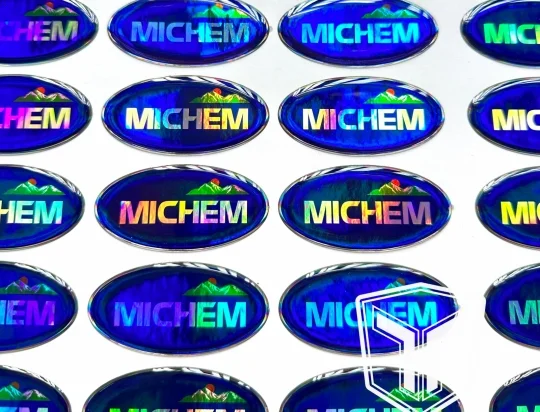 Decal 7 màu (Hologram) Phủ Keo Epoxy 3